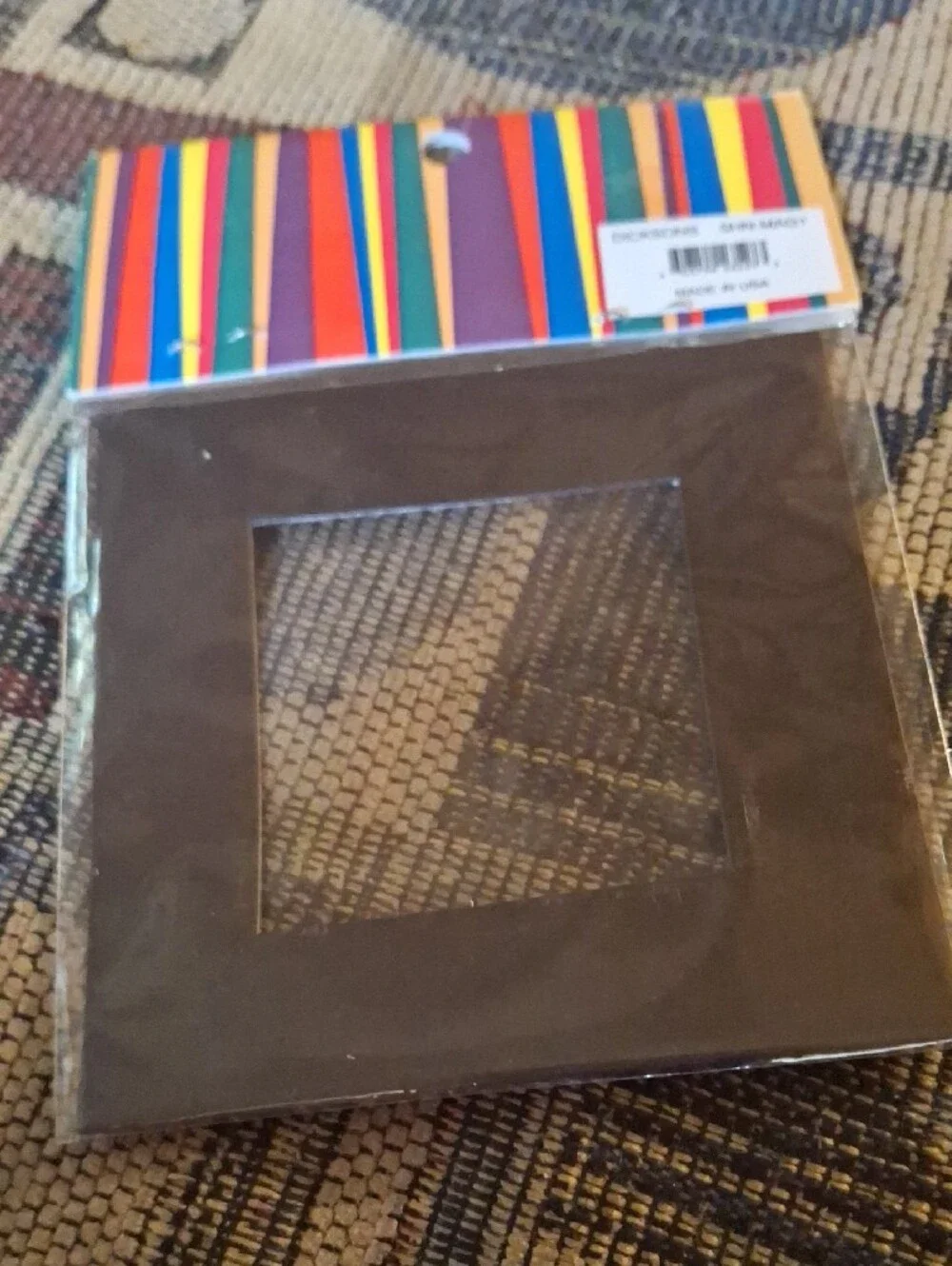 Multicolor Striped Magnetic Photo Frame A Friend Always Loves Rainbow Christian